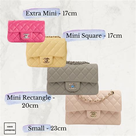 chanel bag classic size small and medium compare|chanel classic flap size comparison.